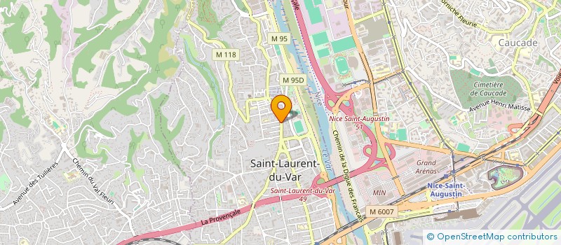 localisation de l'entreprise EREVAN SLV à SAINT-LAURENT-DU-VAR