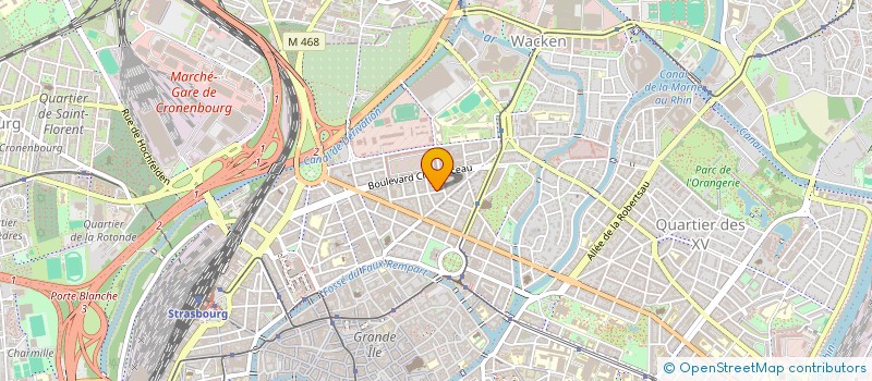 localisation de l'entreprise EREZ à STRASBOURG