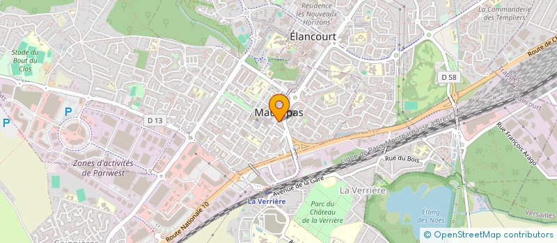 localisation de l'entreprise ERF 78  MAUREPAS