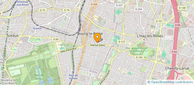 localisation de l'entreprise ERFIM à BOURG-LA-REINE