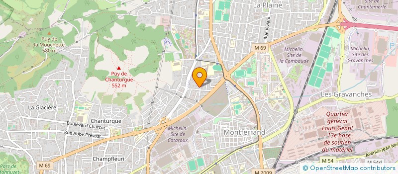 localisation de l'entreprise ERG'AUVERGNE  LUZILLAT