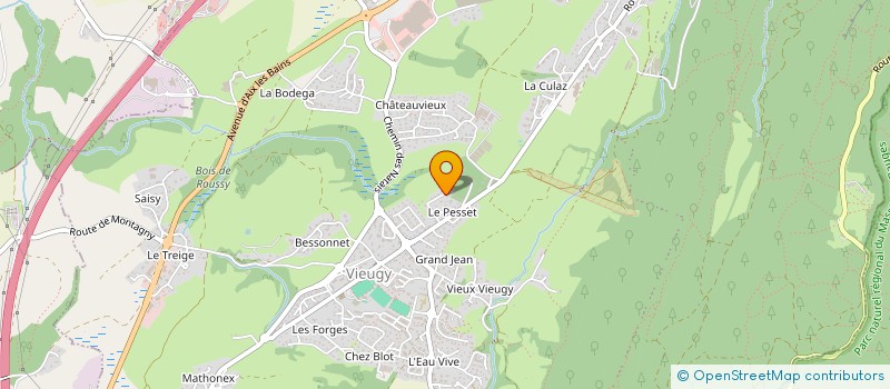 localisation de l'entreprise ERG INVEST à ANNECY