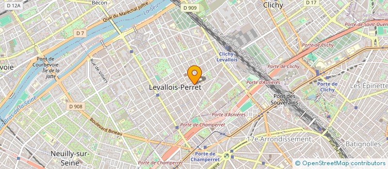localisation de l'entreprise ERGA DISTRIBUTION à LEVALLOIS-PERRET