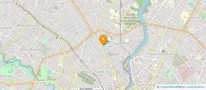localisation de l'entreprise ERGA OMNES à NANTES