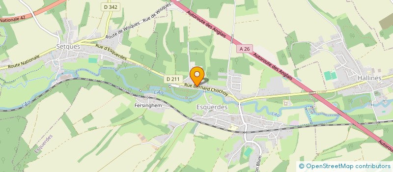 localisation de l'entreprise ERGAFLO IMMO  WIMEREUX