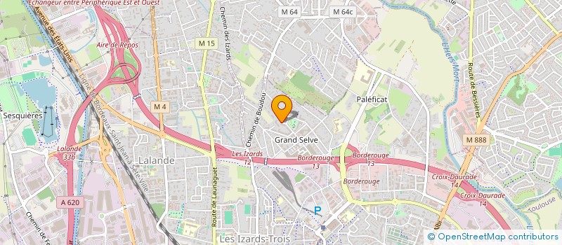 localisation de l'entreprise ERGANE  TOULOUSE