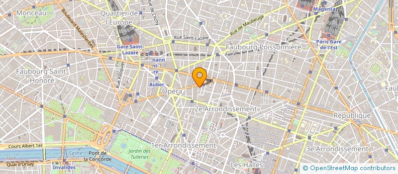 localisation de l'entreprise ERGANEO  PARIS