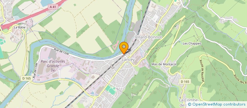 localisation de l'entreprise ERGASARAY  VILLARD-BONNOT