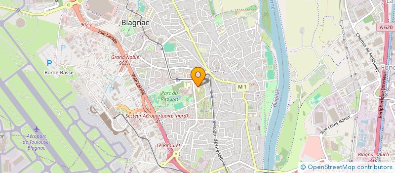 localisation de l'entreprise ERGASIA SERVICES à BLAGNAC