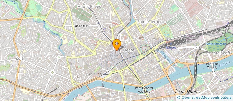 localisation de l'entreprise ERGECADO à NANTES