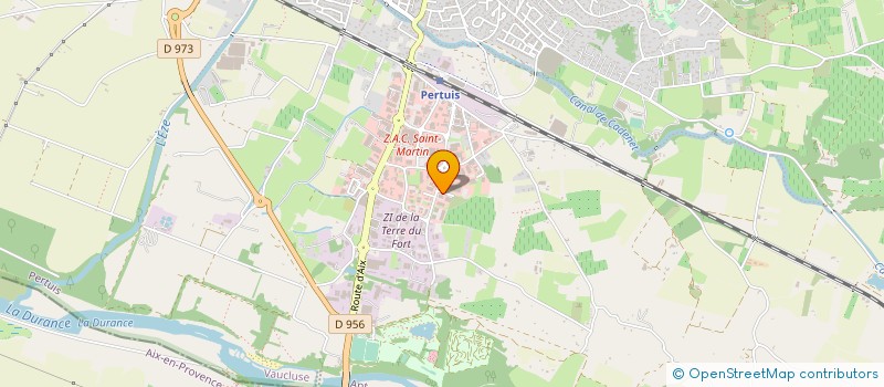 localisation de l'entreprise ERGI TRANSPORTS SARL à PERTUIS