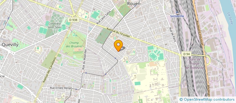 localisation de l'entreprise ERGIMMO  SOTTEVILLE-LES-ROUEN