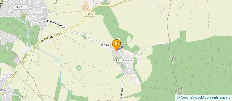 localisation de l'entreprise ERGITEC  HERICY