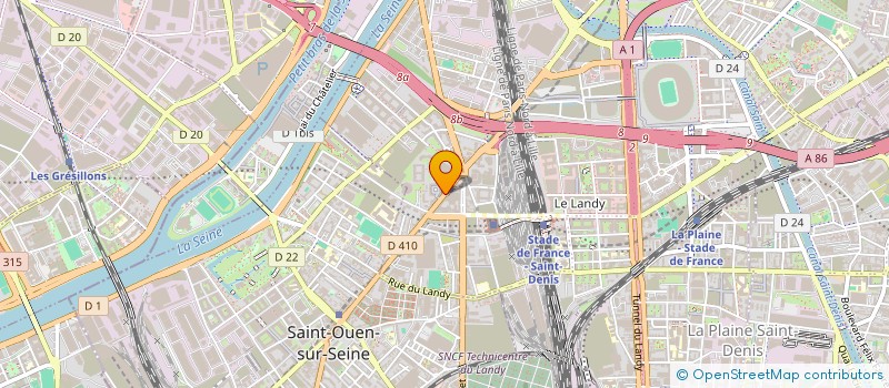 localisation de l'entreprise ERGO  SAINT-DENIS