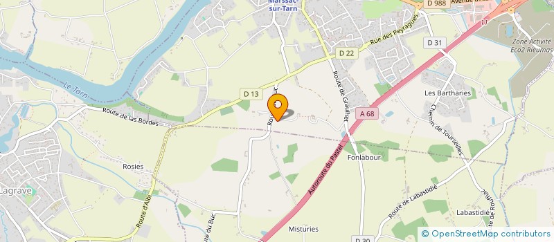 localisation de l'entreprise ERGO &CO  MARSSAC-SUR-TARN