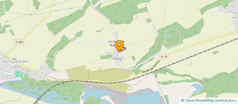 localisation de l'entreprise ERGO ELEC  SAINT-GERMAIN-LAVAL