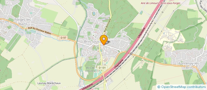 localisation de l'entreprise ERGO IDF SUD à BRIIS-SOUS-FORGES