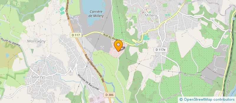 localisation de l'entreprise ERGO-LAB à VAULX-EN-VELIN