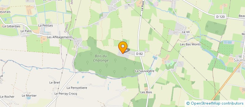 localisation de l'entreprise ERGO LRDV  LE PETIT-FOUGERAY