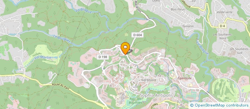 localisation de l'entreprise ERGO OFFICE  VALBONNE