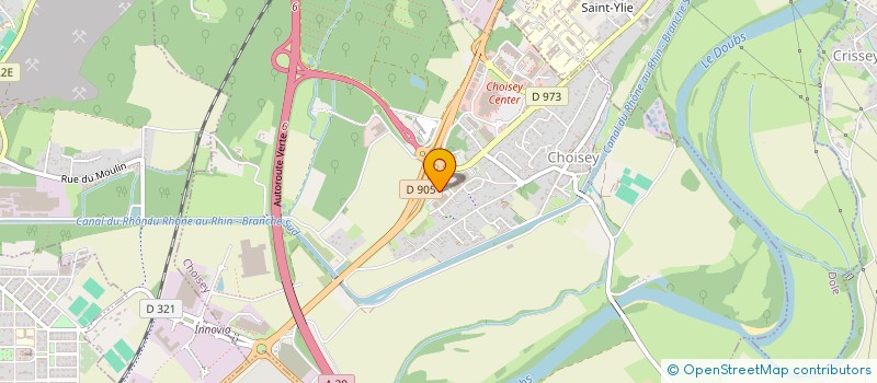 localisation de l'entreprise ERGO SERVICES à CHOISEY