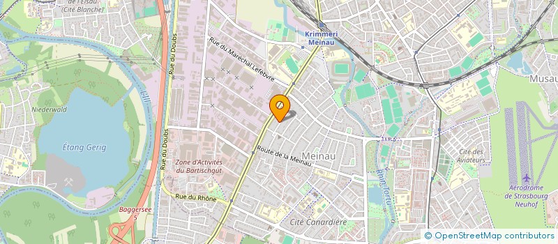 localisation de l'entreprise ERGO SUM à STRASBOURG