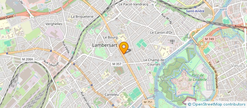 localisation de l'entreprise ERGOBUSCH à LAMBERSART