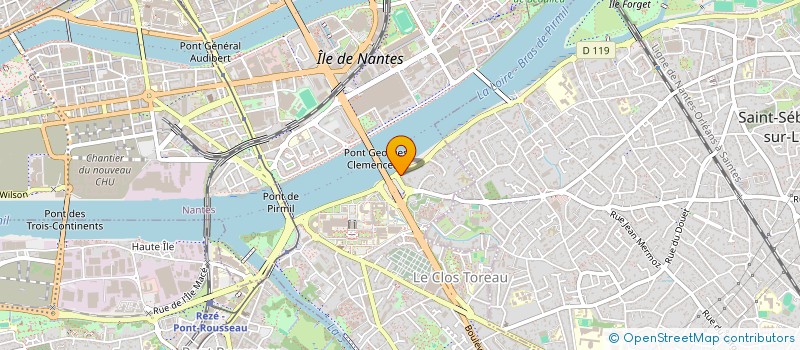 localisation de l'entreprise ERGODOM  NANTES