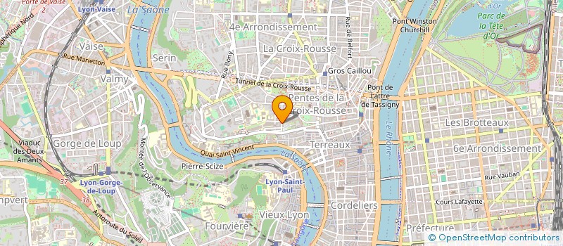 localisation de l'entreprise ERGODRY à LYON