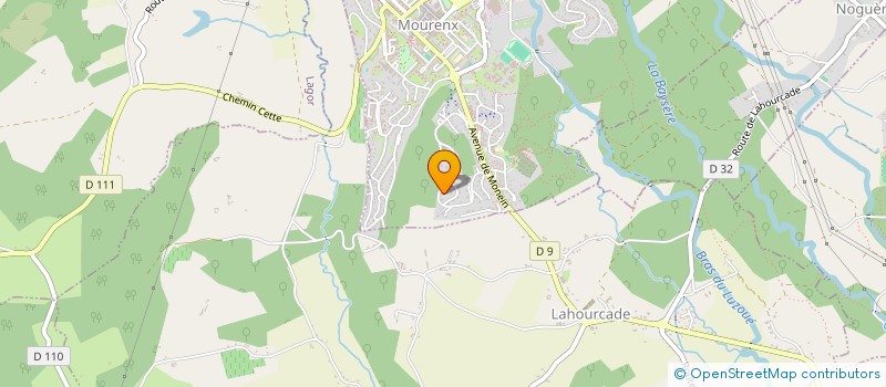 localisation de l'entreprise ERGOGRAF à MOURENX