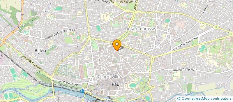 localisation de l'entreprise ERGOLIGNES à PAU