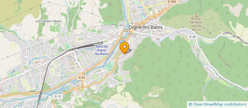localisation de l'entreprise ERGOLOGIC à DIGNE-LES-BAINS