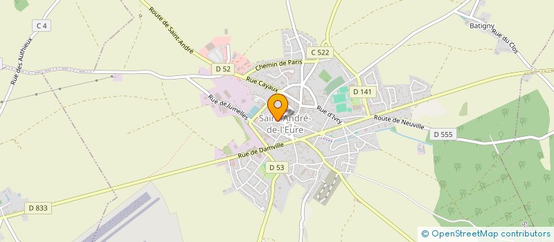 localisation de l'entreprise ERGOLUCIA  SAINT-ANDRE-DE-L'EURE