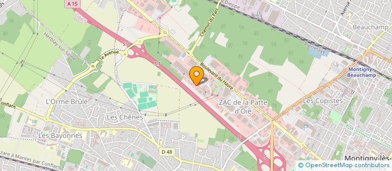localisation de l'entreprise ERGON à HERBLAY-SUR-SEINE