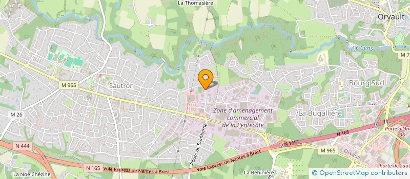 localisation de l'entreprise ERGON CONTRACTANT GENERAL à SAUTRON