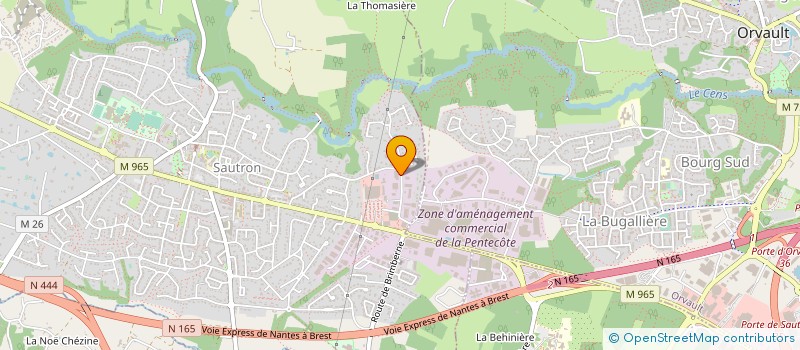localisation de l'entreprise ERGON JBCC AGENCEMENT à SAUTRON