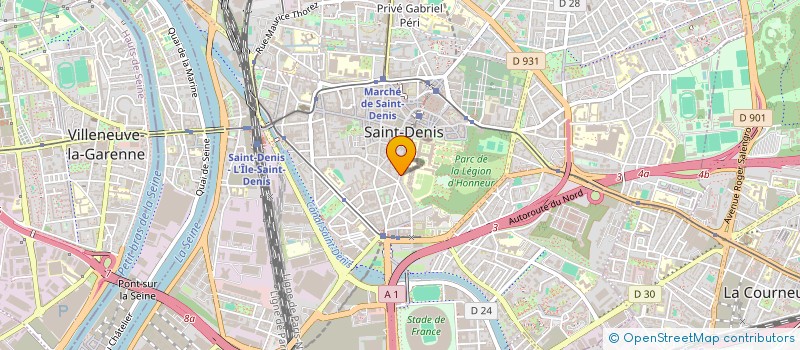localisation de l'entreprise ERGONAUTES à SAINT-DENIS