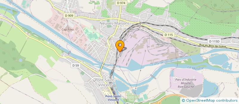 localisation de l'entreprise ERGONE  NEUVES-MAISONS