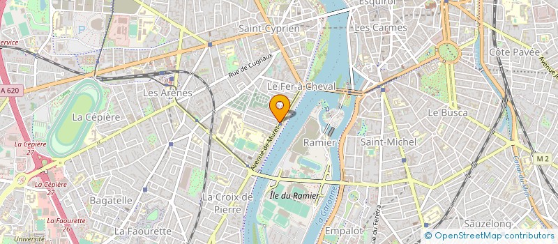 localisation de l'entreprise ERGONOMIE ORGANISATION TECHNOLOGIE à TOULOUSE