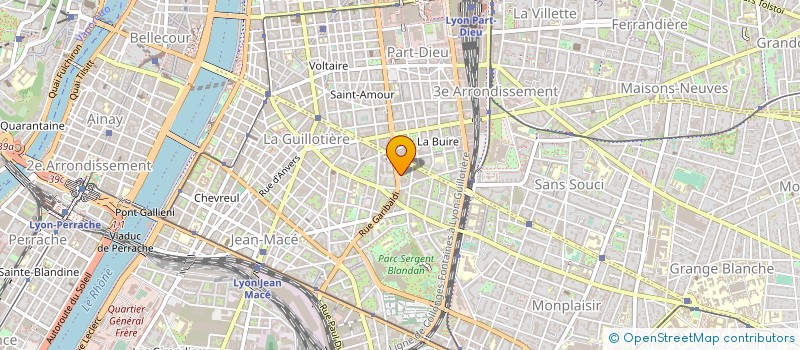 localisation de l'entreprise ERGONOMOS à LYON