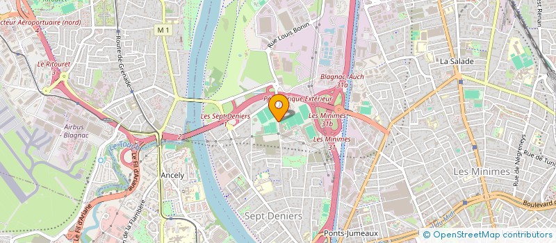 localisation de l'entreprise ERGONOVA FORMATION à TOULOUSE