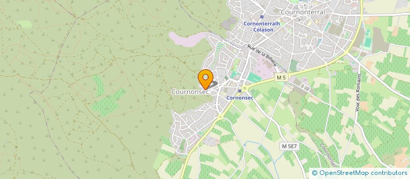 localisation de l'entreprise ERGOPLUS  COURNONSEC