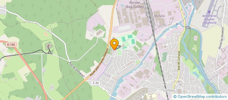 localisation de l'entreprise ERGOPSY SANTE  SAINT-DIE-DES-VOSGES