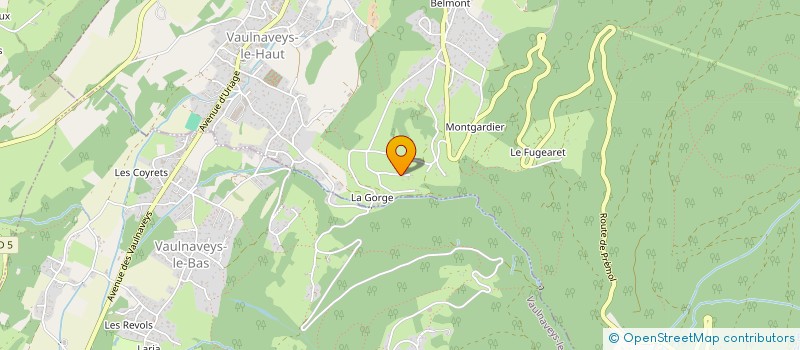 localisation de l'entreprise ERGOS  VAULNAVEYS-LE-HAUT