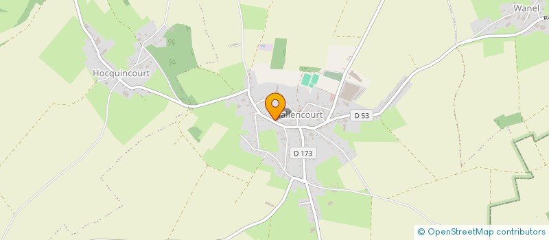 localisation de l'entreprise ERGOS INDUSTRIE à HALLENCOURT