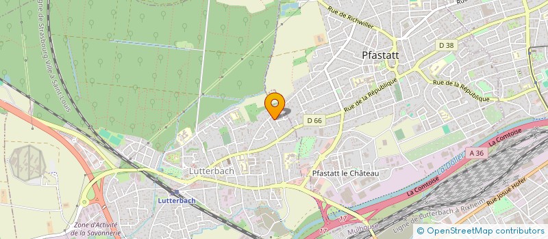 localisation de l'entreprise ERGOS@PRODUCTION  LUTTERBACH