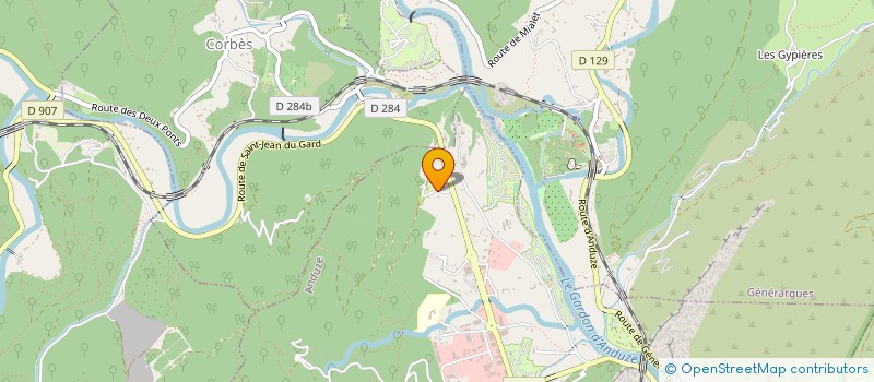 localisation de l'entreprise ERGOSANTE à ANDUZE