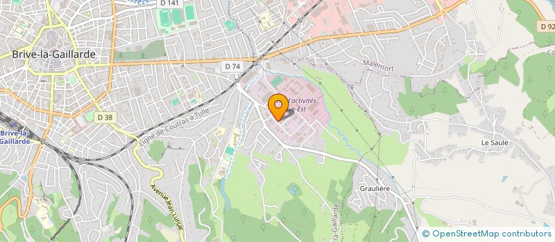 localisation de l'entreprise ERGOSANTE NA  BRIVE-LA-GAILLARDE