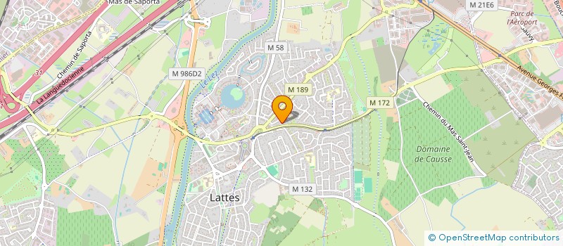 localisation de l'entreprise ERGOSANTE SUD à LATTES