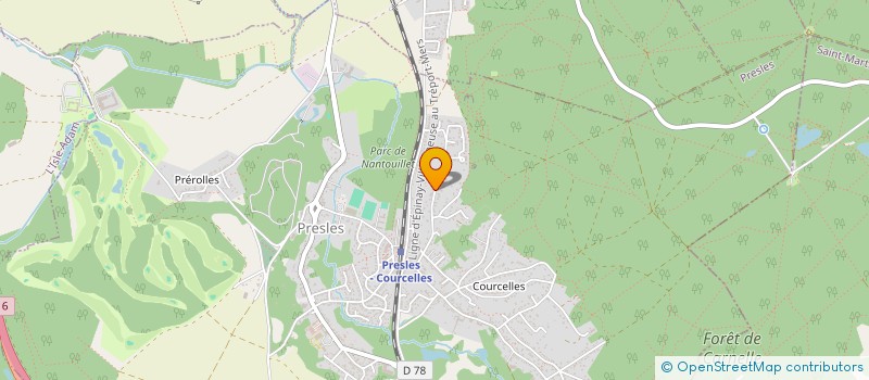 localisation de l'entreprise ERGOSMART à PRESLES